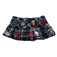 Load image into Gallery viewer, Y2K Reworked plaid mini skirt (S)
