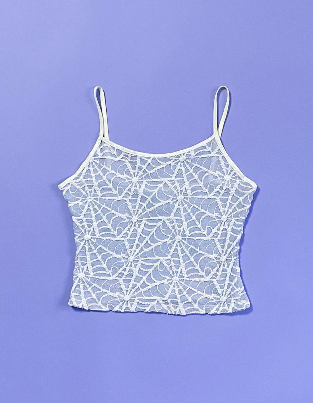 🕸 Vintage 90s Spiderweb Mesh Tank