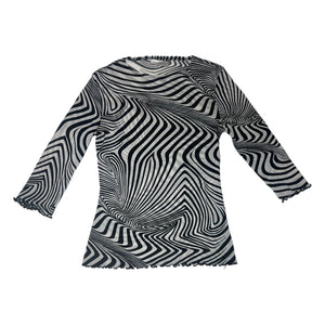 90s Abstract Mesh Top (S-M)