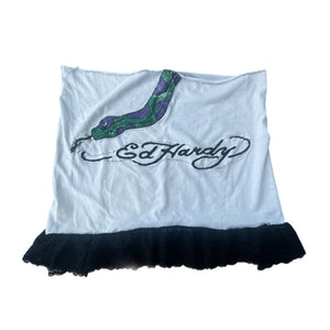 Ed Hardy Reworked Lace Skirt (S/M)