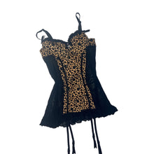 Load image into Gallery viewer, Y2K Playboy Leopard Corset Top (S)
