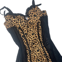 Load image into Gallery viewer, Y2K Playboy Leopard Corset Top (S)

