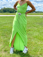 Load image into Gallery viewer, David Meister Lime Dress
