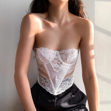 Load image into Gallery viewer, 80s Christian Dior Lace Bustier (S)
