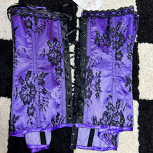 Load image into Gallery viewer, Vtg Purple Fumes Corset
