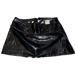D&G Patent Leather Mini Skirt